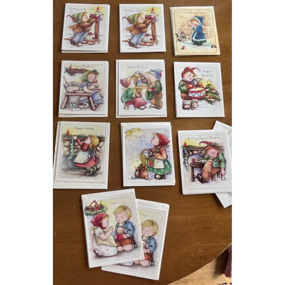 Children's Mission Fund‎ Vintage Christmas Greeting Cards Lot Assorted Designs